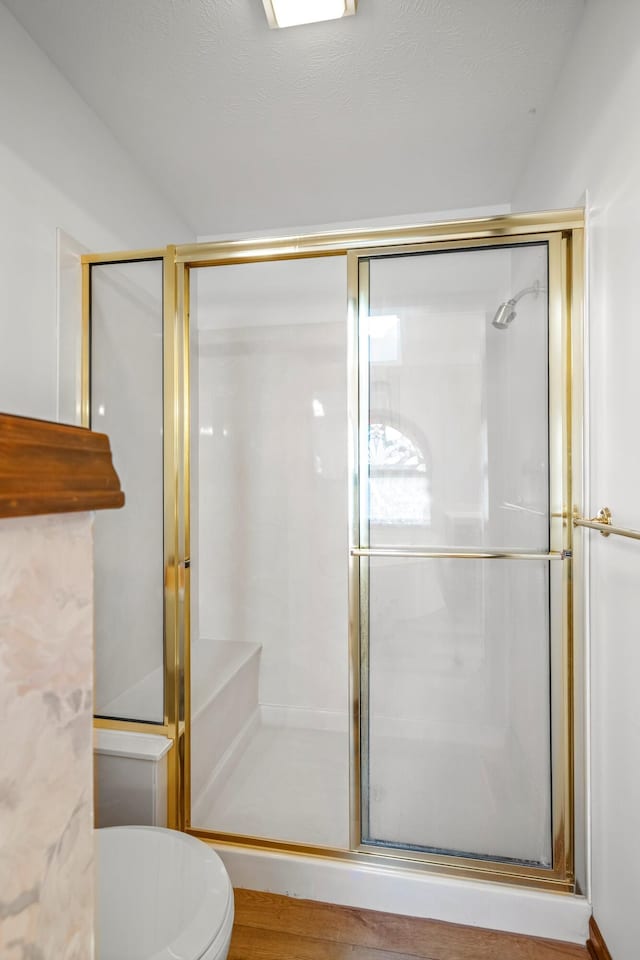3131 E Southern Hills Blvd, Springfield, MO 65804 - full bath featuring a stall shower and wood finished floors