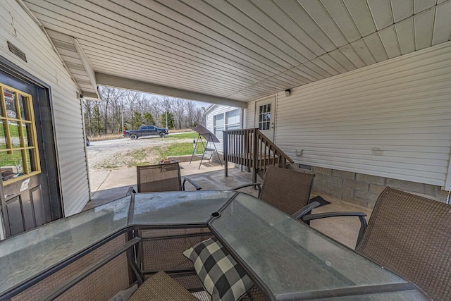 15601 County Road 281, Wheatland, MO 65779 - view of patio with outdoor dining area