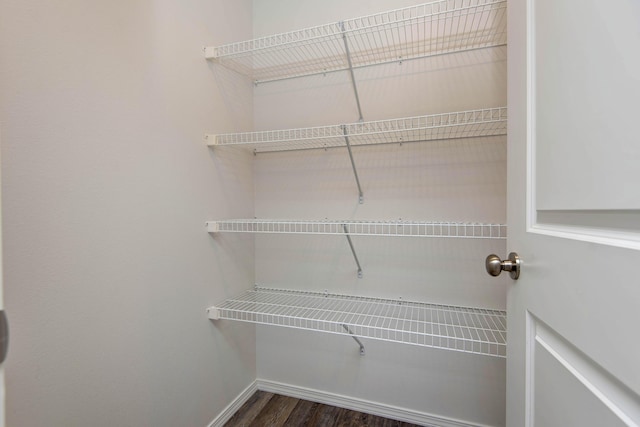 view of storage area
