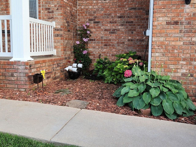 2712 W Executive Cir, Ozark, MO 65721 - doorway to property with brick siding