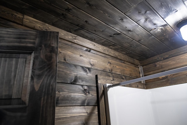 203 E Steel St, Seymour, MO 65746 - detailed view of wooden walls