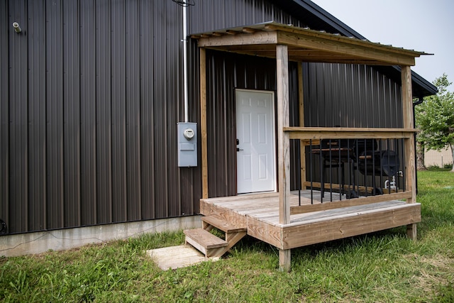 203 E Steel St, Seymour, MO 65746 - view of doorway to property