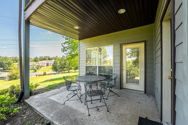 view of patio / terrace with outdoor dining area