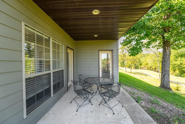view of patio
