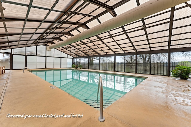 160 The Blfs Unit 3, Branson, MO 65616 - community pool featuring fence, a patio, and glass enclosure