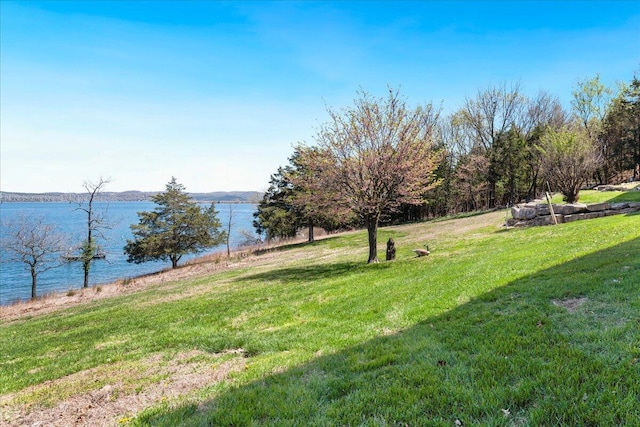 500 Navajo Trl, Kimberling City, MO 65686 - view of yard featuring a water view