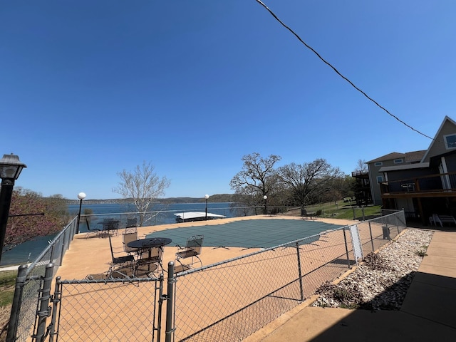 500 Navajo Trl, Kimberling City, MO 65686 - community pool with fence and a patio