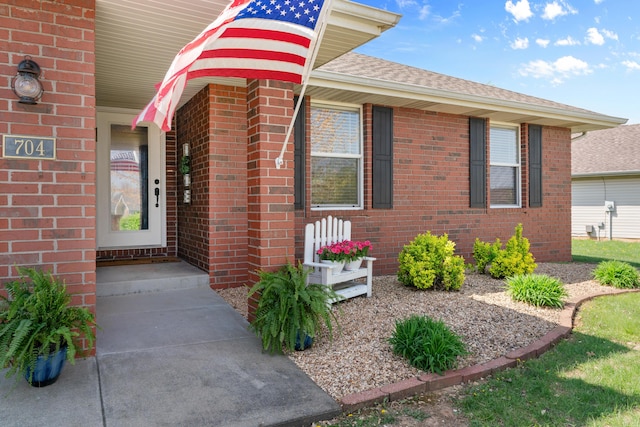 704 E Waterford Blvd, Ozark, MO 65721 - property entrance with brick siding