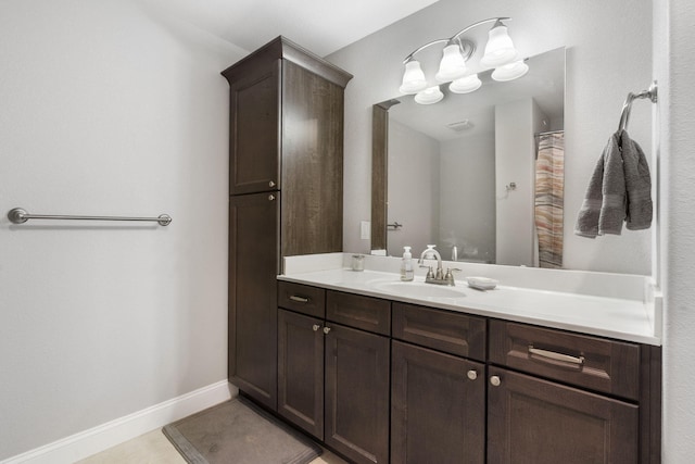 1758 W Big Meadows Ln, Nixa, MO 65714 - full bath featuring vanity, baseboards, and visible vents