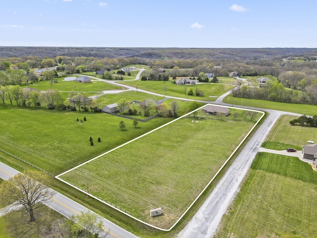 1758 W Big Meadows Ln, Nixa, MO 65714 - birds eye view of property with a rural view