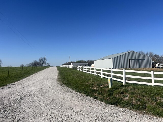0 S 162nd Rd, Bolivar, MO 65613 - view of road with a rural view and an outbuilding