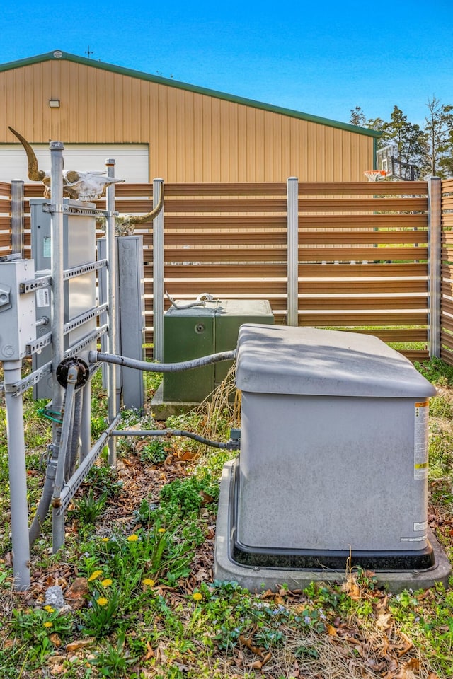exterior view of fence