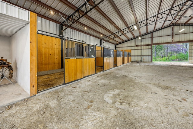 view of stable
