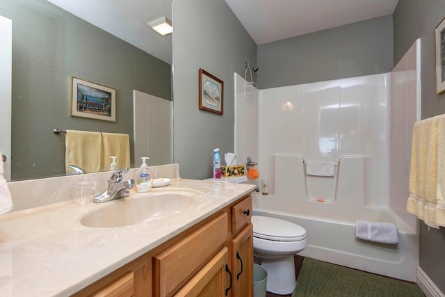 707 E Mining Camp Rd, Nixa, MO 65714 - full bathroom featuring toilet, tub / shower combination, and vanity