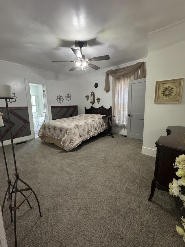 509 S Mansfield Rd, Ava, MO 65608 - bedroom with ceiling fan and carpet