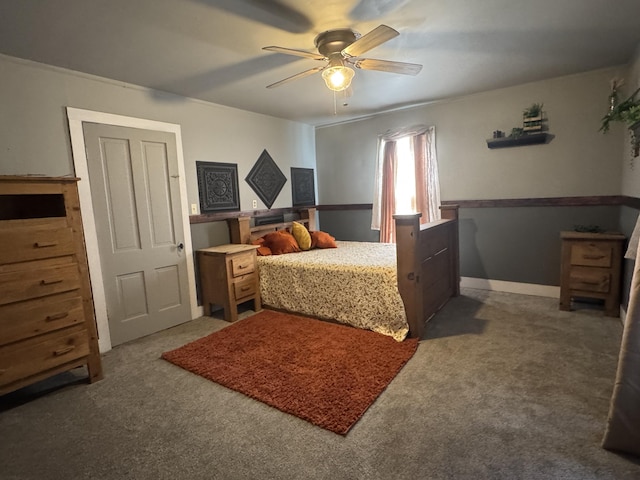 509 S Mansfield Rd, Ava, MO 65608 - bedroom with a ceiling fan and carpet