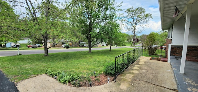view of yard