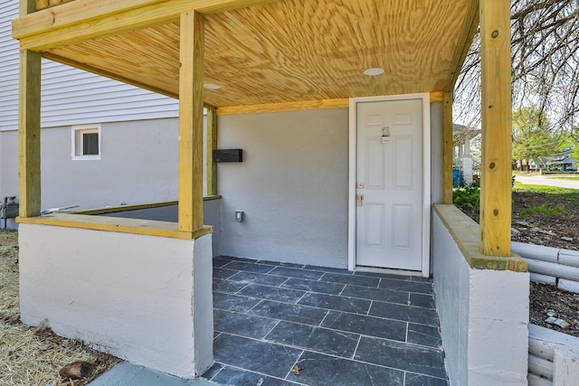 2120 N Broadway Ave, Springfield, MO 65803 - property entrance featuring stucco siding