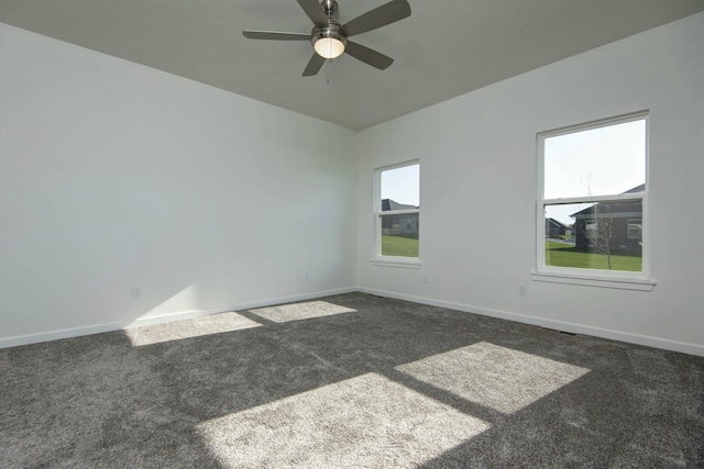 5896 Applewood Ave, Springfield, MO 65810 - carpeted spare room with a ceiling fan and baseboards