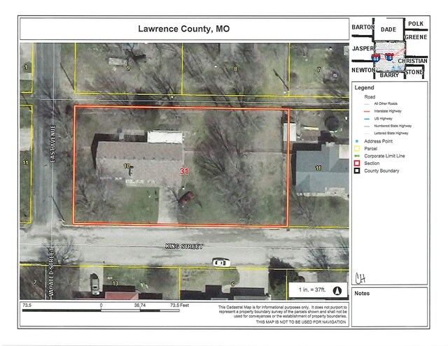 704 King St, Mount Vernon, MO 65712 - map