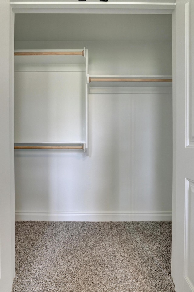 view of closet