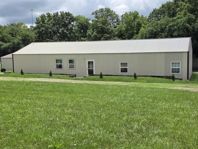 1978 E 473rd Rd, Halfway, MO 65663 - exterior space featuring an outbuilding, a lawn, and a metal roof