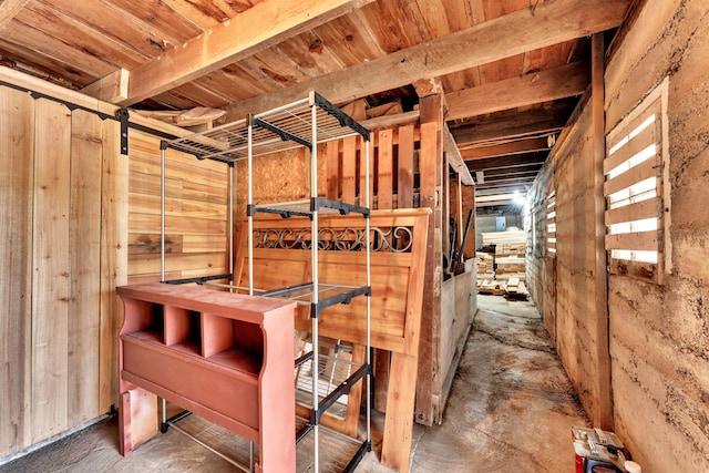 view of stable