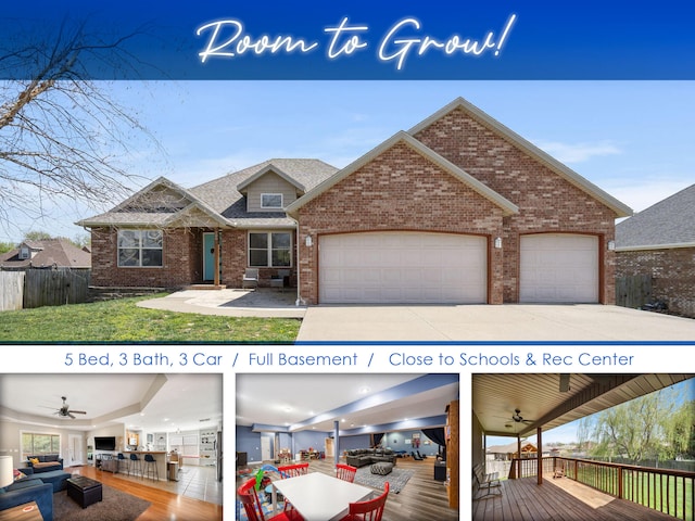 200 Meadowlark, Willard, MO 65781 - view of a document with a collage of images