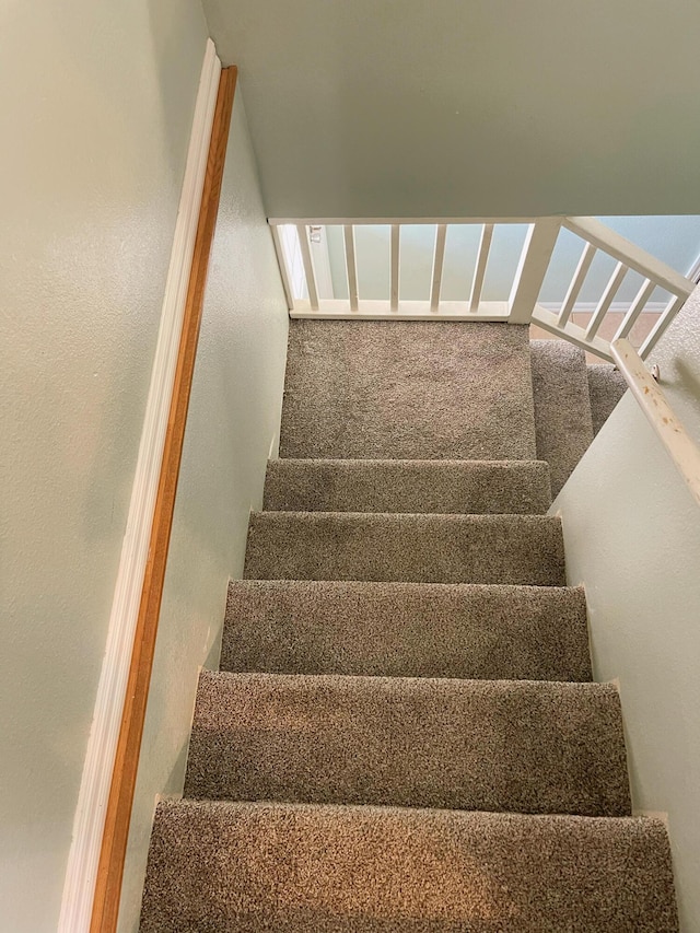 view of stairs