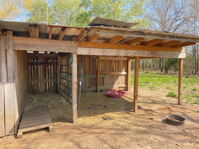 view of outbuilding
