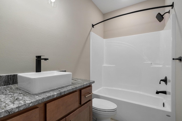 5464 Anita Ave, Pleasant Hope, MO 65725 - full bathroom with toilet, vanity, and  shower combination