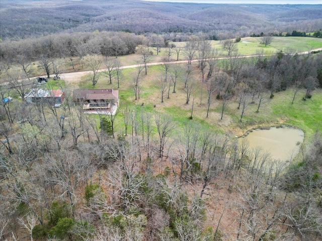 7745 Murr Rd, Graff, MO 65660 - birds eye view of property with a rural view and a view of trees