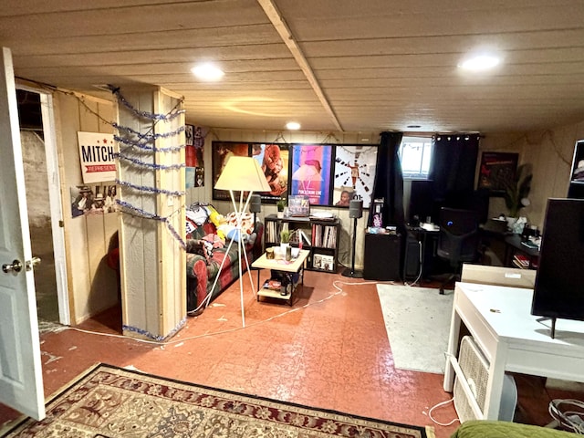 535 E Normal St, Springfield, MO 65807 - basement with recessed lighting