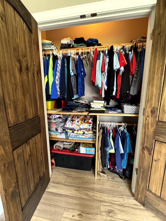 view of closet
