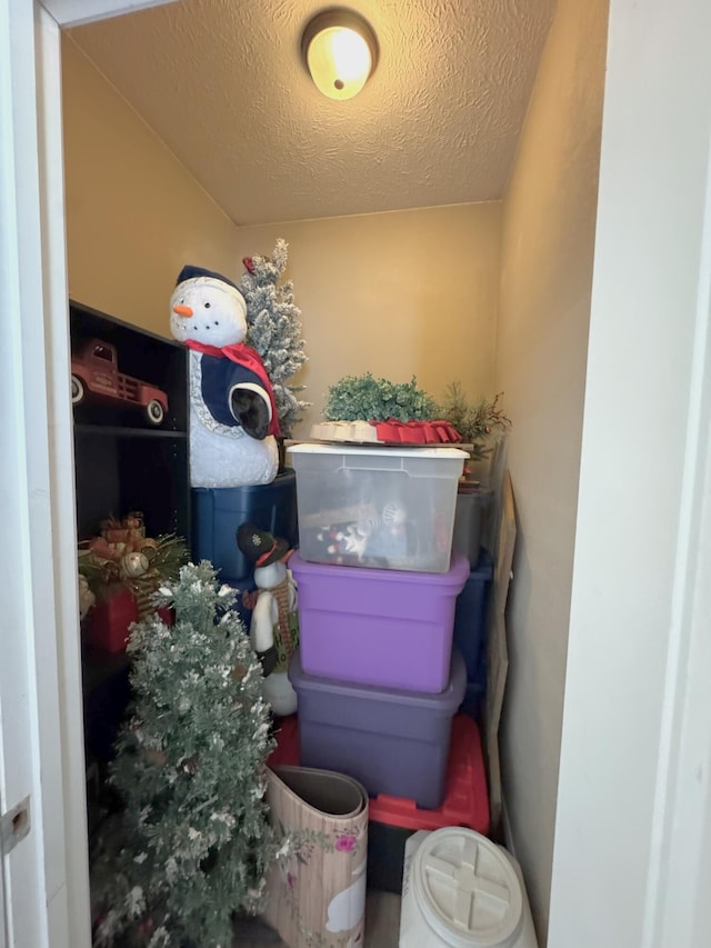 view of storage room