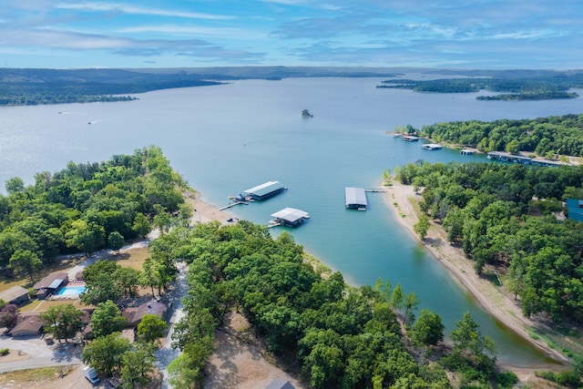 429 E Chinquapin Cir Unit 601, Branson, MO 65616 - drone / aerial view featuring a water view