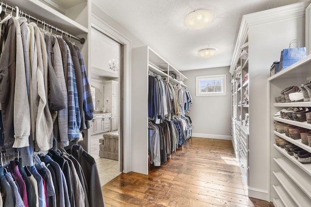 845 W Farm Road 96, Springfield, MO 65803 - walk in closet with hardwood / wood-style flooring