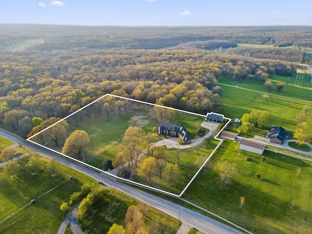 845 W Farm Road 96, Springfield, MO 65803 - drone / aerial view featuring a rural view