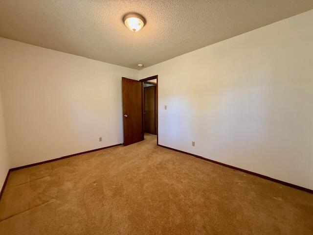 700 Ridgeway, Mountain View, MO 65548 - empty room featuring a textured ceiling, baseboards, and light carpet