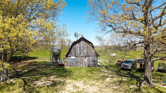 view of barn