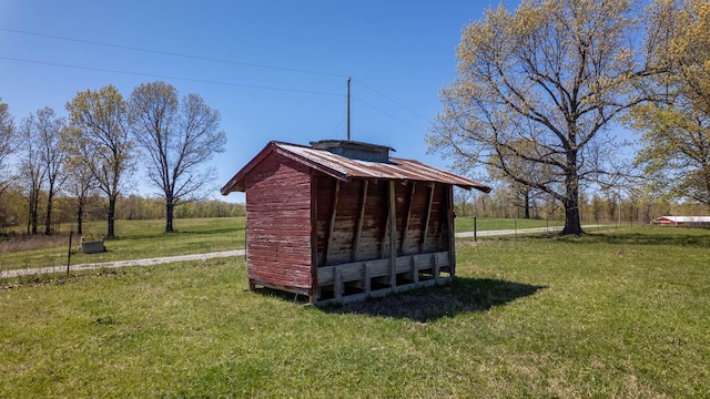 view of outbuilding featuring an outbuilding