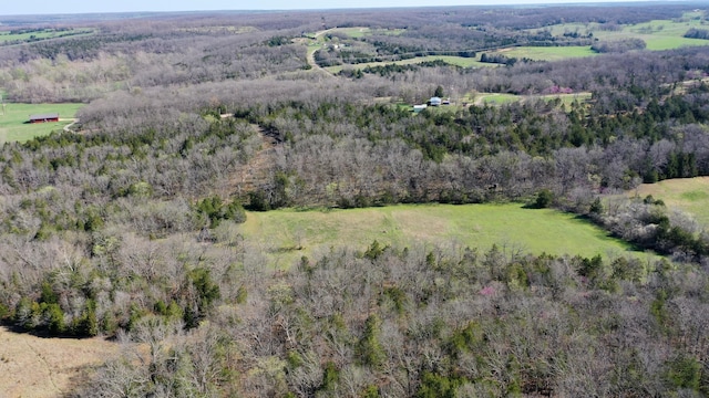 118 Bethel Rd, Long Lane, MO 65590 - drone / aerial view featuring a rural view and a wooded view