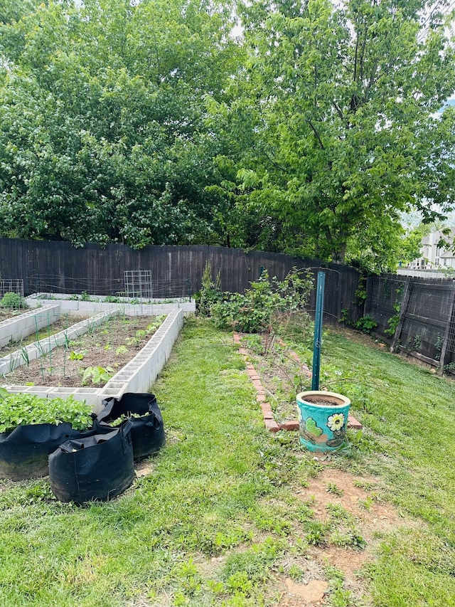 4723 W Portland St, Springfield, MO 65802 - view of yard featuring a vegetable garden