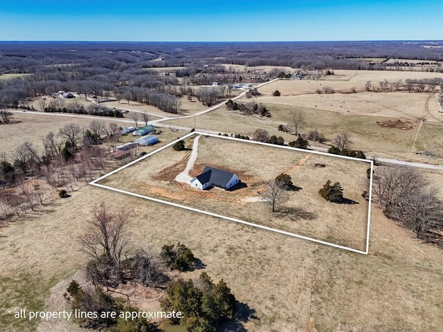10560 State Highway U, Rogersville, MO 65742 - view of rural area featuring property boundaries highlighted