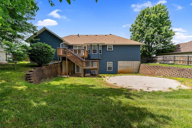700 W Snider St, Ozark, MO 65721 - back of property featuring stairs and a deck