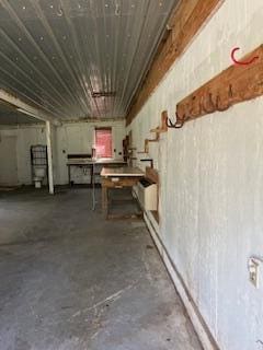 view of basement