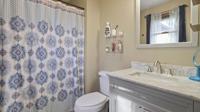 402 Lake, Mountain Grove, MO 65711 - bathroom with toilet and vanity