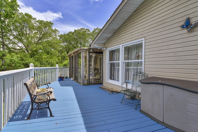 view of deck