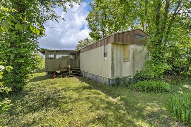 view of outbuilding