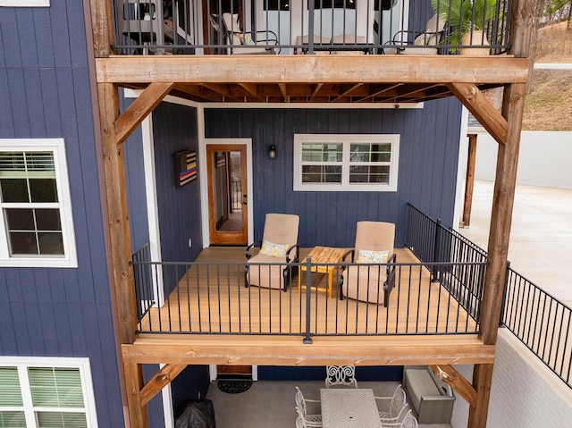 deck with visible vents